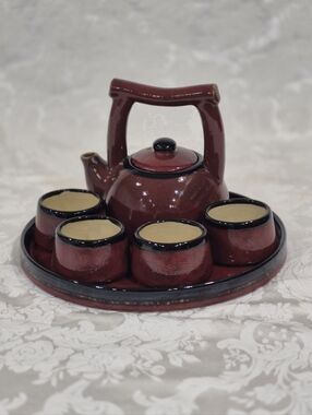 Vintage Pier 1 Shanghai Tea Set